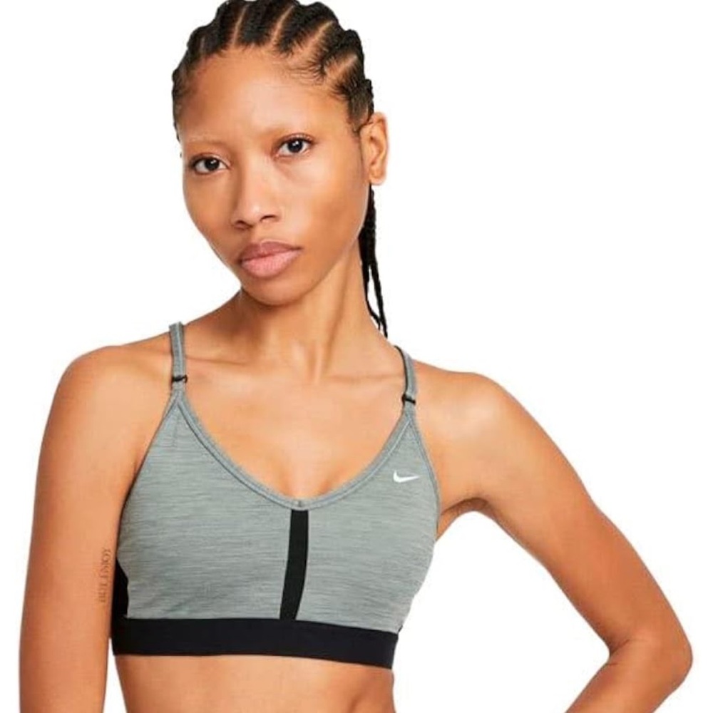 Nike Indy Women's Grey Light-Support Sports Bra